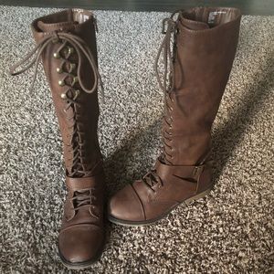 Shoes | Target Lace Up Boots | Poshmark